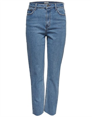 Emily Hw Raw Crop Ankle Jeans